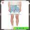 Wholesale Casual cheap summer short pants straight ripped mens denim shorts