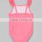 Fashionable Girl Swimwear With Pink Seahorse Ruffle One-Piece Girl Beach Wear Child Clothing G-NP-S905-305