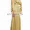 2015 100% silk dress,fashion lady dress, embellished long sleeve maxi dress