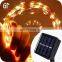 10M 100 LEDs Flashing Novelty Colorful Solar Led Light String