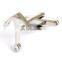 Simple Gender Symbol Men Shirt Silver Cufflinks