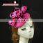 2016 Boutique Women Fascinator Barrette with Tulle and Feather Accent