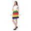 TR Single Jersey Fashion A-line Mini Short Skirt For Young Girl