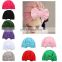 2017 new fashion in Europe and America baby supplies children solid color tie with head cap