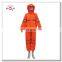 New design reusable safety rubber rain coats