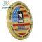 Custom gold coins Promotional beautiful design 3d bale egle america flag army coin