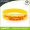 Custom the silicone bracelet for 2017 promotional business with custom logo