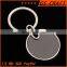 Customized painted metal keychain with ring in any shape and color made by GS craft