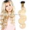 Qingdao hair factory wholesale peruvian hair color hair ombre hair extensions