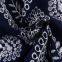 hollow out  white cotton fabric embroidered lace