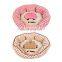 Cheap Hot Sale Plush Strawberry Donut Pet Dog Bed