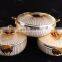 Hot Sale Hotel restaurant food insulation cutlery insulation barrel food warmer  chafing dish 3.5L hot pot for homeuse