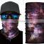 Magical multi funtion starry sky galaxy pattern neck gaiter face mask guard tube neck tube bandana