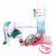 China supply custom high quality T-spun round shape flamingo toucan print pillow seat cushion