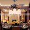 Family bedroom Restaurant Ceiling fan lights living room lamp chandelier Continental