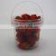 Supply round 2Liter PP material ,food grade plastic buckets /pail