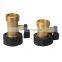 Garden brass one way water hose shut off valve