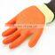 Crinkle Latex Palm Dip Cotton Blend Gloves For Construction