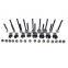 Intake Exhaust Valve Kit w/ Viton Valve Stem Seals Kit For Hyundai Kia 1.6L New