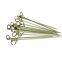 100% Natural Colored Green Cocktail Decorative Bamboo Kebab Knotted Skewers