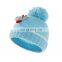 0 ~ 24 Months Knitted Warm Winter Hats and Gloves Sets Baby Beanie Knit Hat