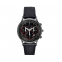 Stainless Steel Multi-Function Gents Watches Genuine Leather Quartz Chronograph Man Watch