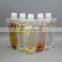 High Quality Clear Stand Up Zipper Pouch Zip lock Plastic Drink Bag For Juice