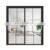 2021 New Arrival Frosted Ultra Slim Frame glass sliding double door price for showcase