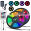 Home Outdoor Christmas Decorations Color Changing Rgb Led Strip Light Waterproof Rope Light With Remote Control