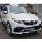 100% fit complete car body kits including front rear bumper assembly lights for Mercedes Benz ML W166 change to GLE63 AMG style