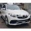 Hot sale Body kit for Mercedes benz ML W166 change to GLE63 AMG style include front rear bumper assembly with grille Hood Fender