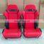 Orange Car Seat Adjustable PVC Leather with Slider Universal Automobile  Car Use Racing Seat