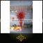 Red High Quality Blown Art Glass Decorative Led Lights