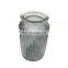 New Design Wholesale Stripe Modern Wedding Creative Big Round Clear Grey Flower Glass Vase Home Decor Decorative For Tabletop