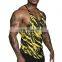 wholesale fashion white black cotton mens fitness tank top vest custom summer muscle bodybuilding