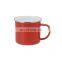 High quality 350ml enamel coffee mug water cup