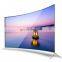 China Factory Seller Plastic Base  Thin Frame Curve 4K Television 75 Inch