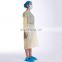 Factory Produce Patient Gown Disposable Blue Gown PPE Gown With Kinted Cuffs And Elastic Cuffs