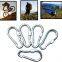 304/316 Stainless steel carabiner hook with lock nut
