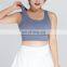 Plus Size S-5xl Fitness Backless Crop Sports Bras Gym Adjustable Buckle Custom Logo Tops