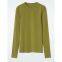 Slim fit round neck long sleeved base shirt suitable for spring and autumn wear