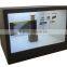 21.5" Transparent Display Touch Screen Box Transparent Network Connection Box Advertising Player Interactive Multimedia Kiosk