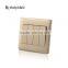 OEM factory unique new design british 4 gang 2 way electrical wall switch                        
                                                                                Supplier's Choice