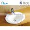 Chinese washroom white ceramic under counter basin