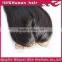 2015 Qingdao Elegant Hair large stock brazilian hair straight and body wave natural black silk closures