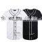 2016 latest fashion cheap custom design blank black baseball jersey plain