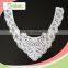 Widentextile Nylon and Cotton White Embroidery Neck Lace, Chemical Lace Collar For Women Clothing