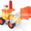 hot selling kids toys OEM kids assembling toys navvy DIY wooden truck toys for children EZ5104-1