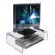 120mm High Clear Acrylic TV or Monitor Riser Stand