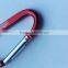 GUN METAL ALUMINUM CARBINER ,D TYPE HANDBAG SNAP HOOK WITH PIN,FlAT ALUMINUM SNAP HOOK